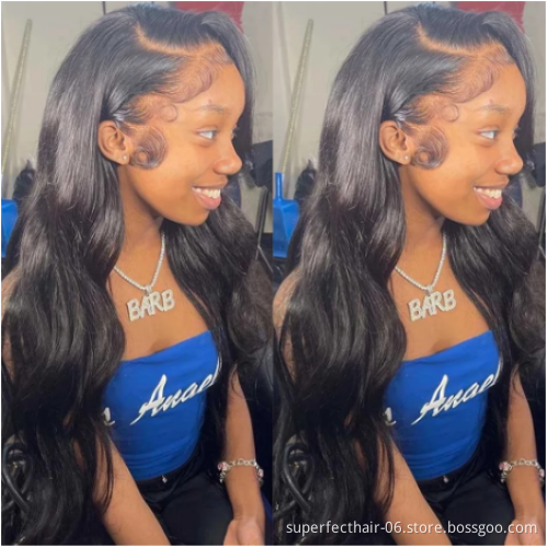 150% 180% 210% Density Body Wave Human Lace Front Wigs For Black Women,HD Transparent Lace Virgin Remy Brazilian Human Hair Wigs
